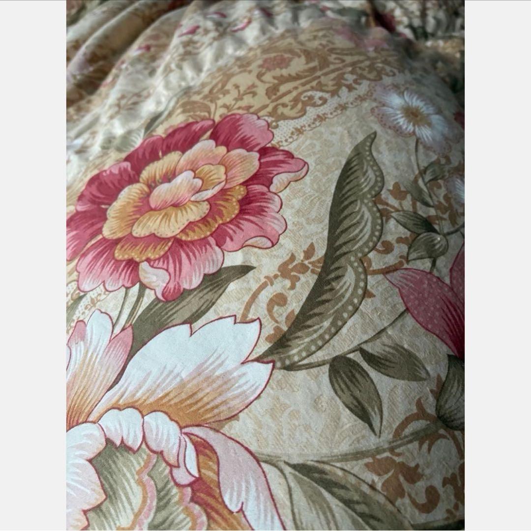 ハンガリー産ホワイトダック羽毛布団 ダブル ロイヤルゴールド 清潔美