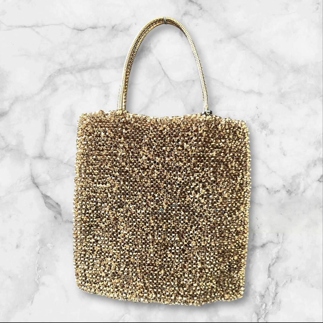 アンテプリマ ワイヤーバッグ ゴールド トート ハンドバッグ - メルカリ