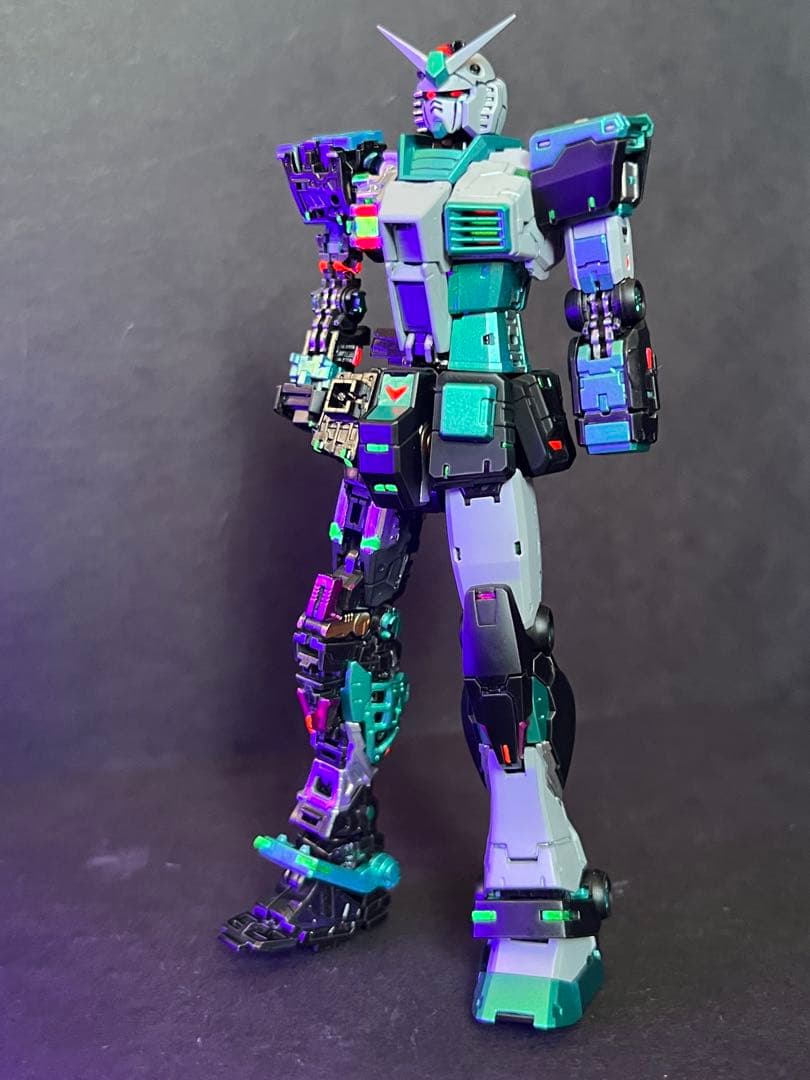 RG 1/144 RX-78-2ガンダムVer.2.0塗装完成品初音ミクカラー - メルカリ