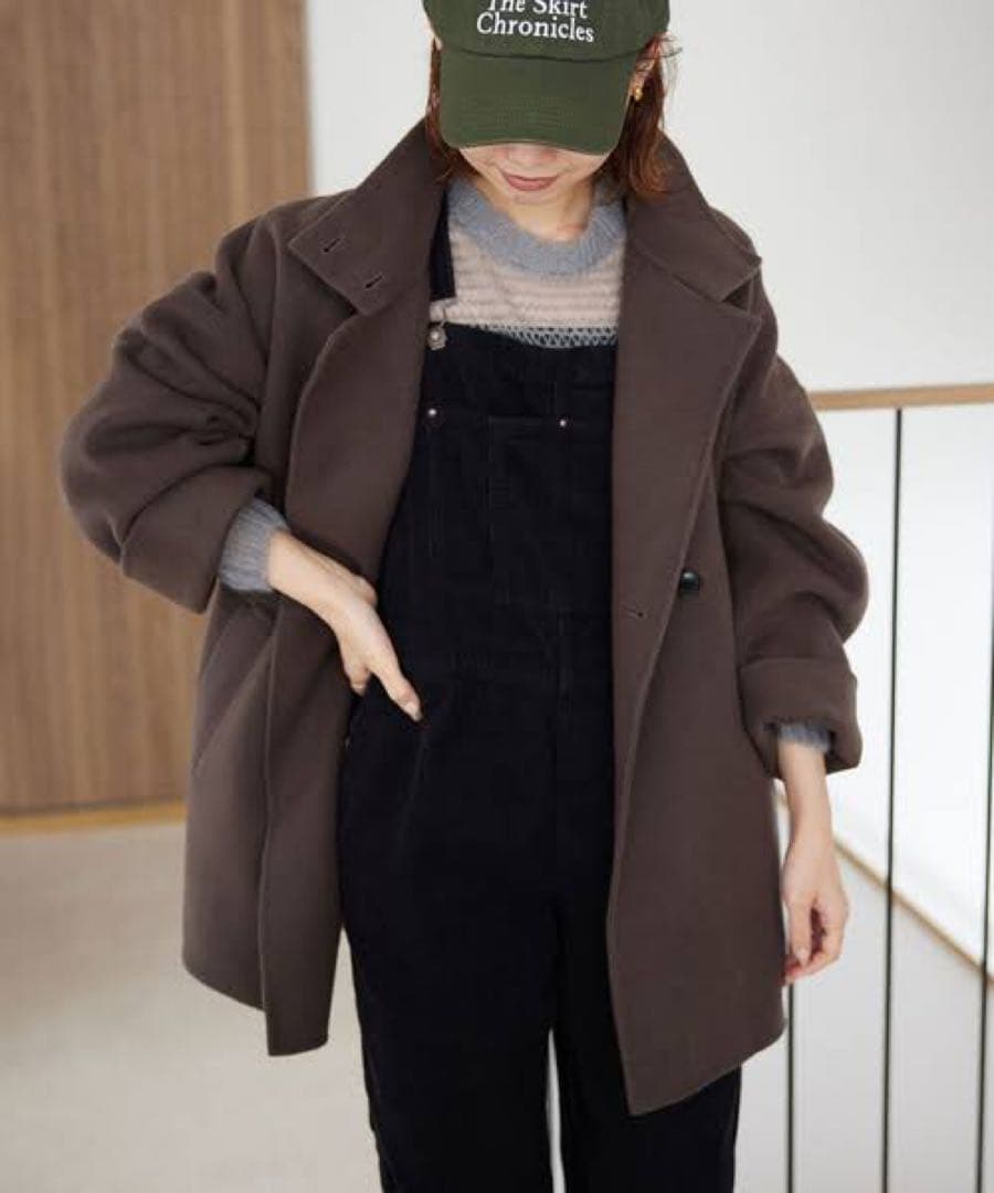 SLOBEIENA souple woolダブルフェイススタンドコート WEB限定/追加》souple woolダブルフェイススタンドコート（その他