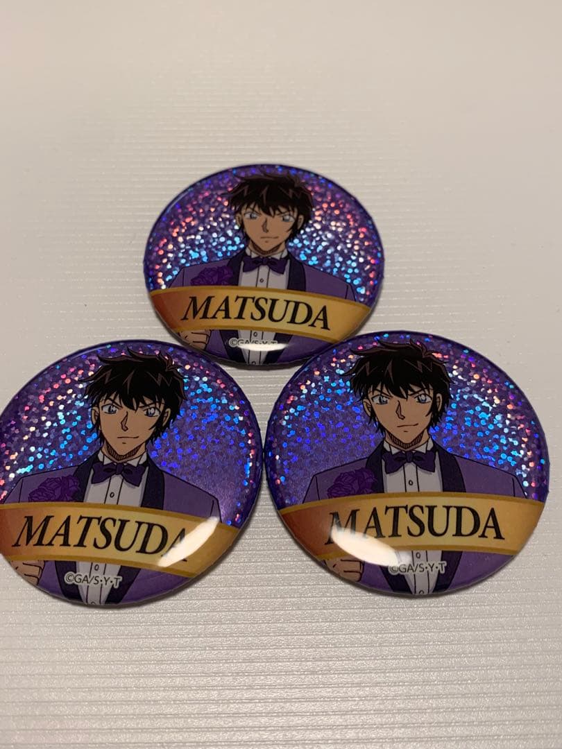 名探偵コナン TVアニメ30周年記念展 缶バッジ コナン展 松田陣平