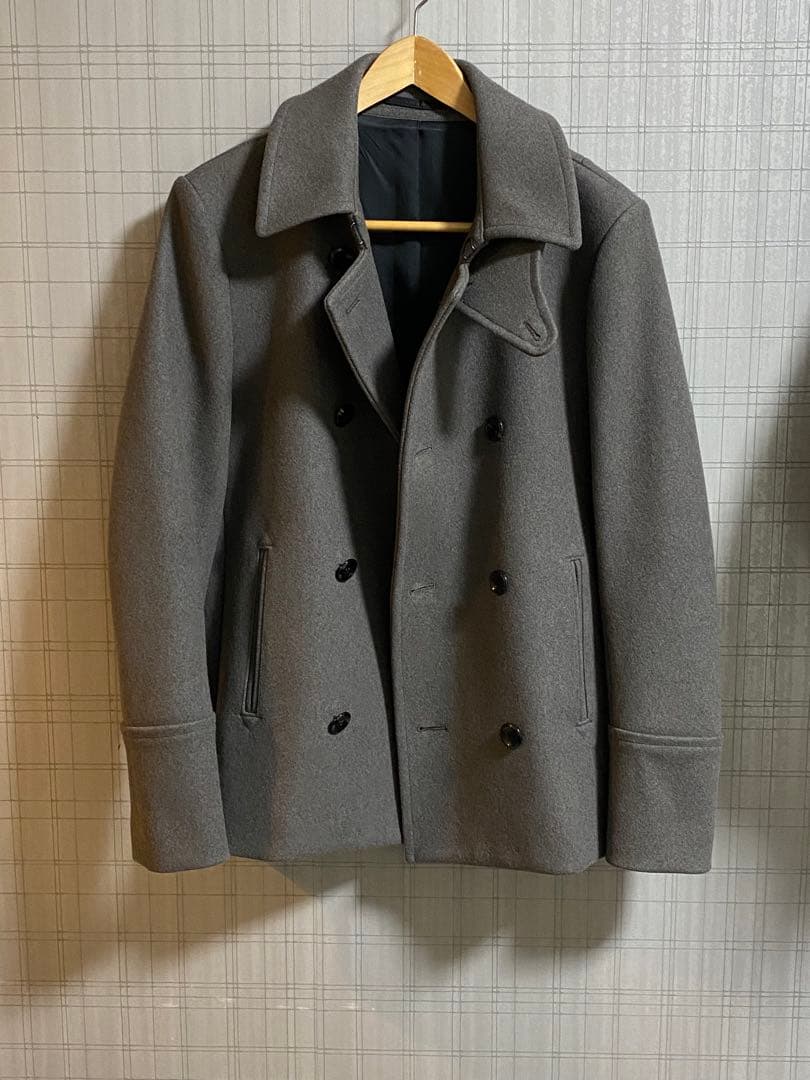 ATTACHMENT】STUDIOUS別注カシミヤタテ二重混メルトンピーコート