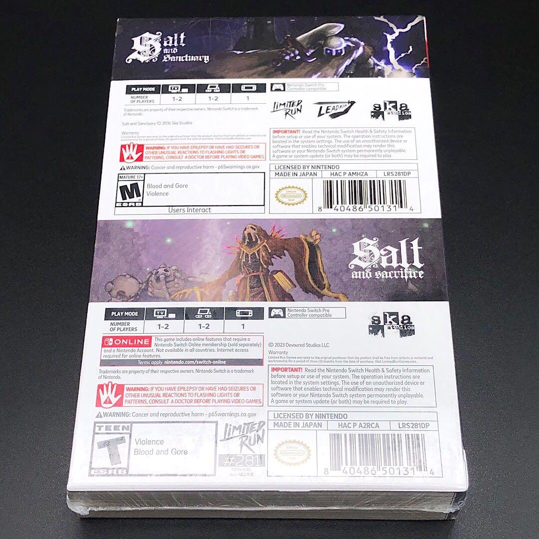 Salt and Sacrifice Dual Pack 北米版 switch Salt switch