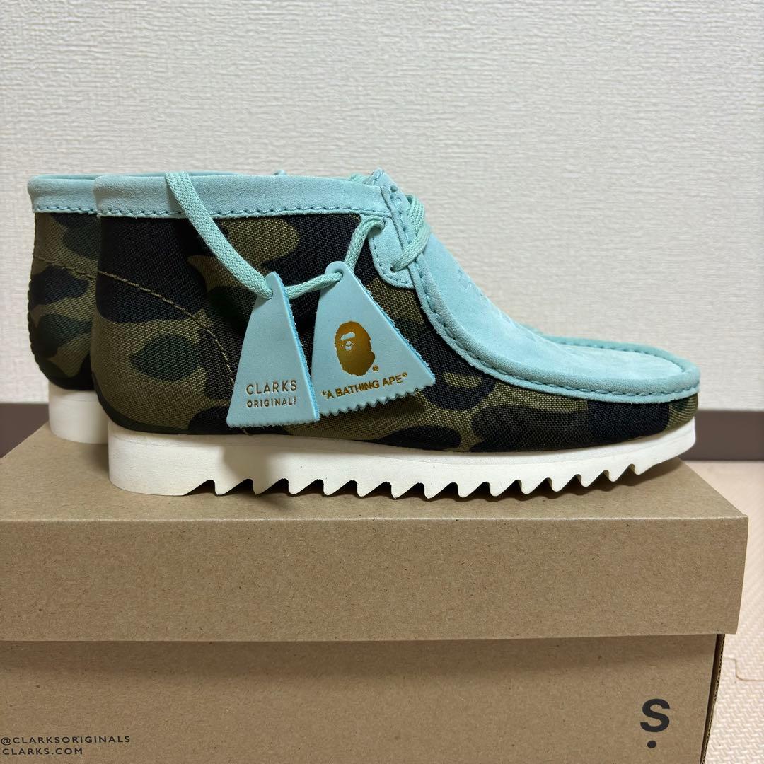 CLARKS×BAPE WALLABEE BOOTS 27.0cm