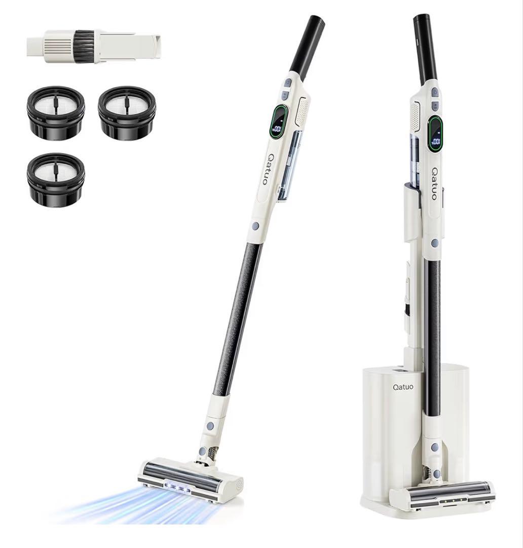 掃除機　コードレス 55000Pa 自動ゴミ収集 コードレス掃除機 自立式ヘッド Amazon | 掃除機 コードレス 【55000pa超強力吸引！】60分連続稼働