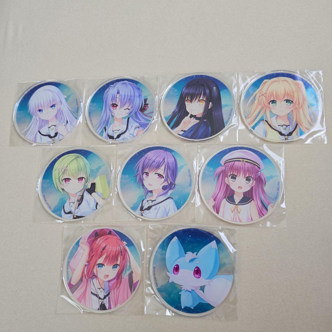 summer pockets　グラッテ　アクリルコースター　コンプセット 花秘める君のメテオール」#グラッテ 第二弾】 ＼✨詳細情報解禁