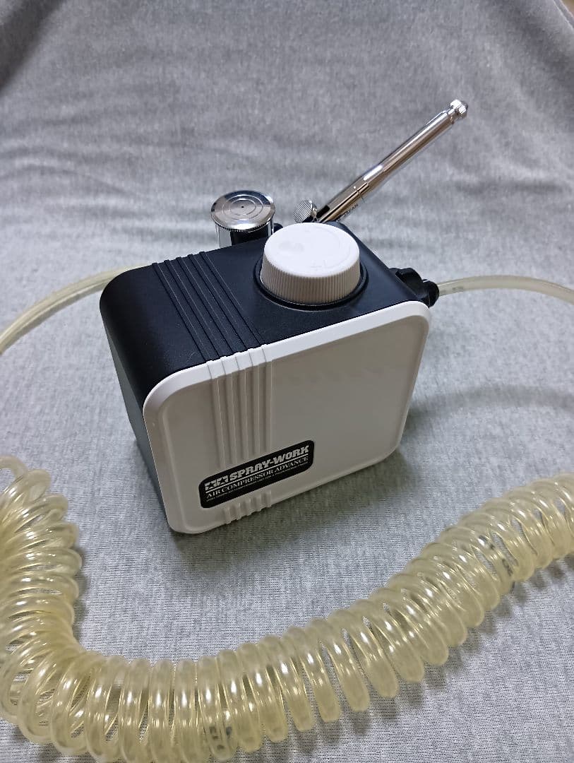 タミヤ スプレワーク コンプレッサー アドバンスとHGエアーブラシIII タミヤエアーブラシシステム スプレーワーク パワーコンプレッサー