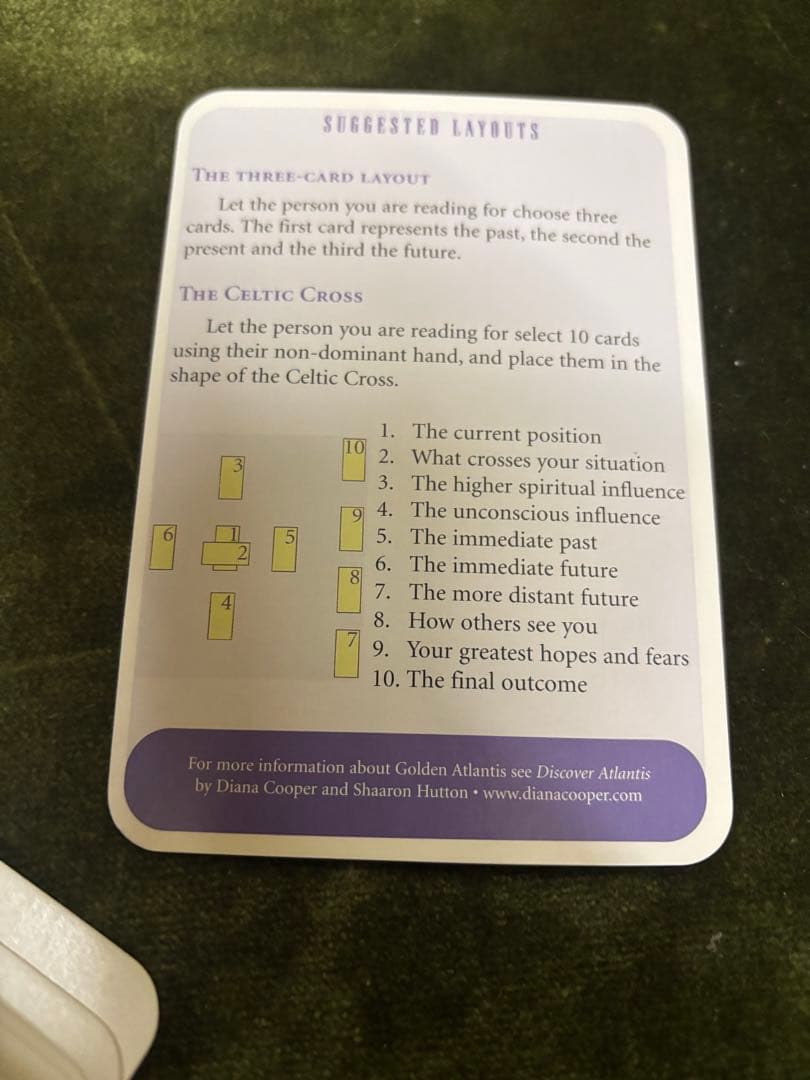 廃盤激レアダイアナクーパー アトランティス ユニコーン オラクル