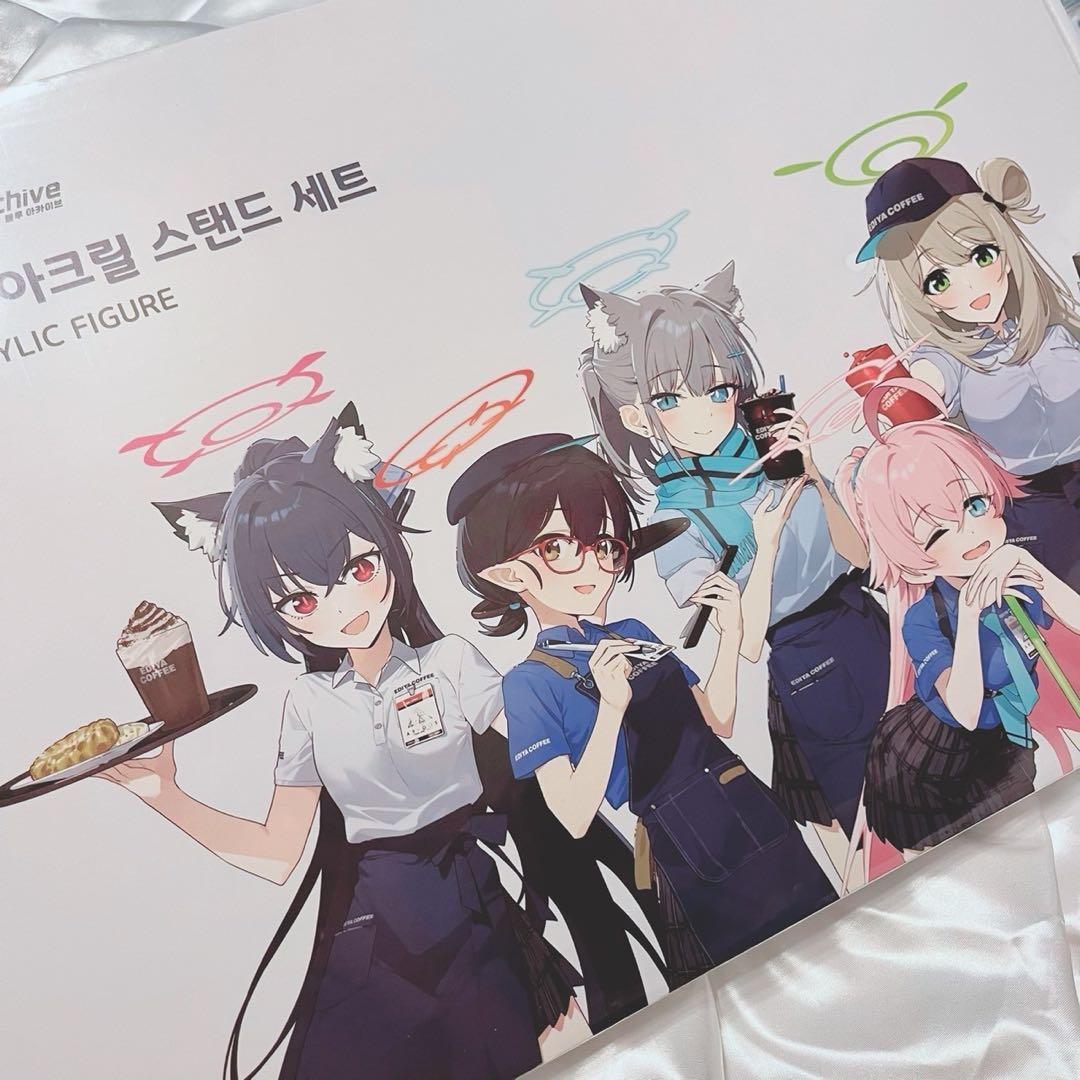 公式〗韓国限定 ブルーアーカイブ コラボ限定描き下ろし アクリル