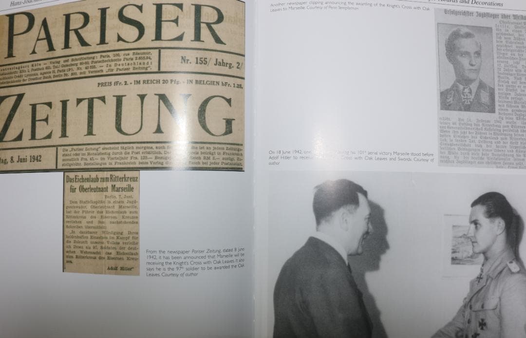 貴重 アフリカの星 撃墜王ハンス・ヨアヒム・マルセイユ『洋書』中古本