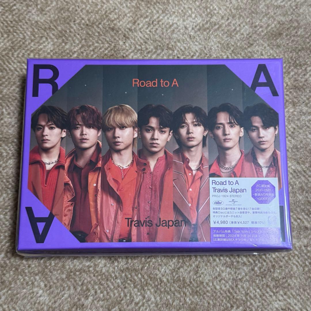 ☆新品未開封☆ Travis Japan 「Road to A」FC限定盤 - メルカリ