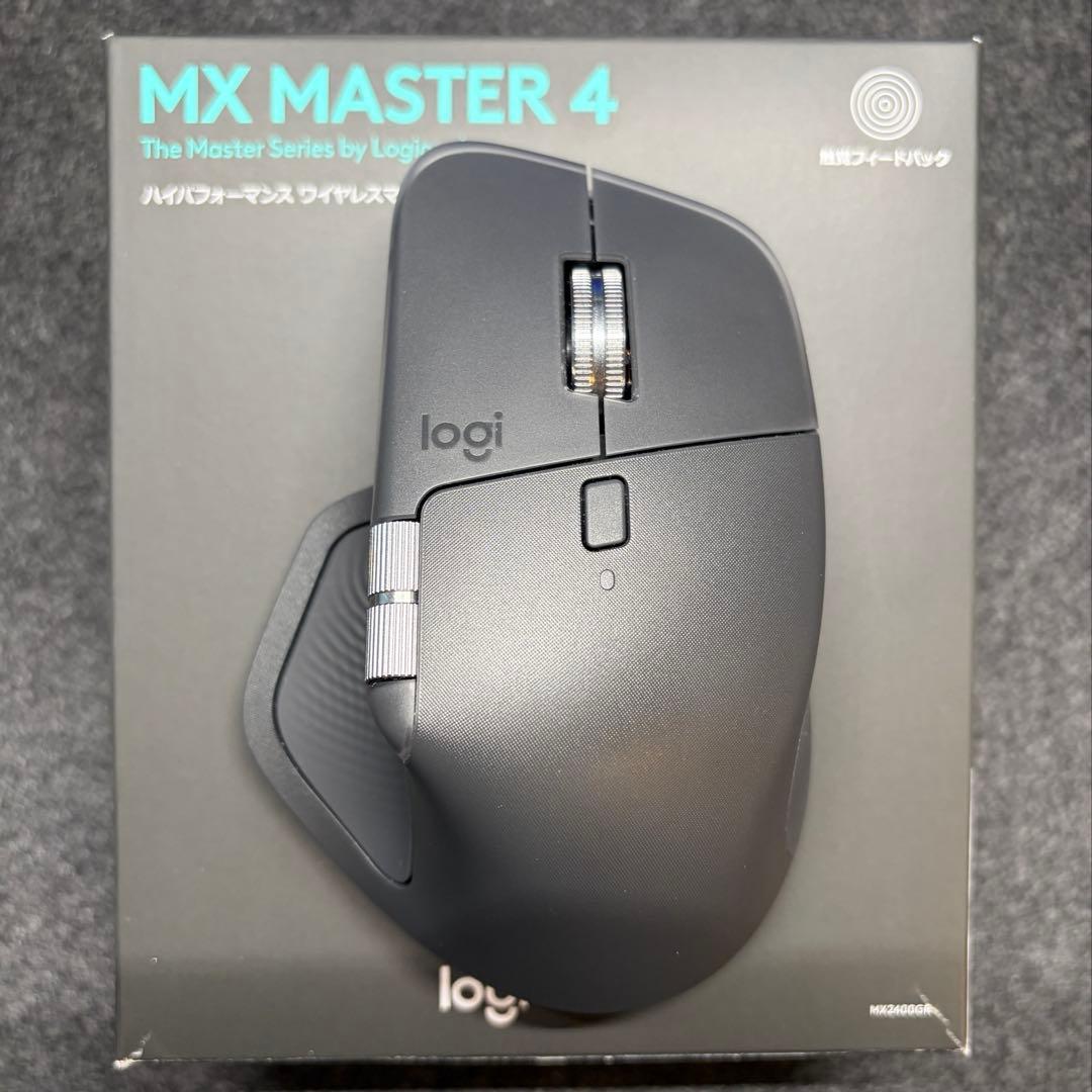t*i様 超美品 Logicool MX Master4 グラファイト ロジクール、次世代のフラッグシップマウス「MX MASTER 4」を発売