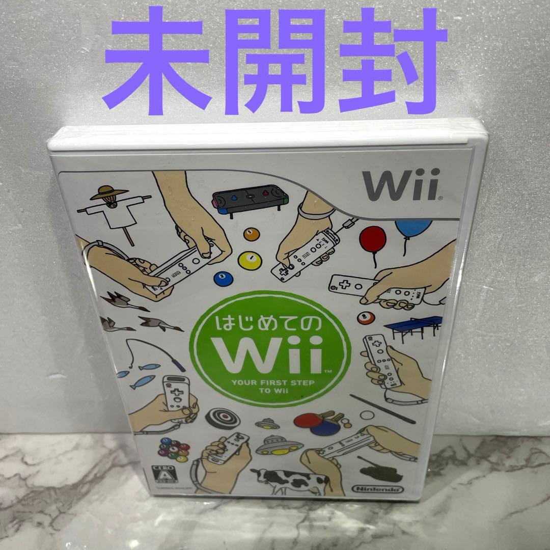 未開封 はじめてのWii（ソフト単品） - メルカリ