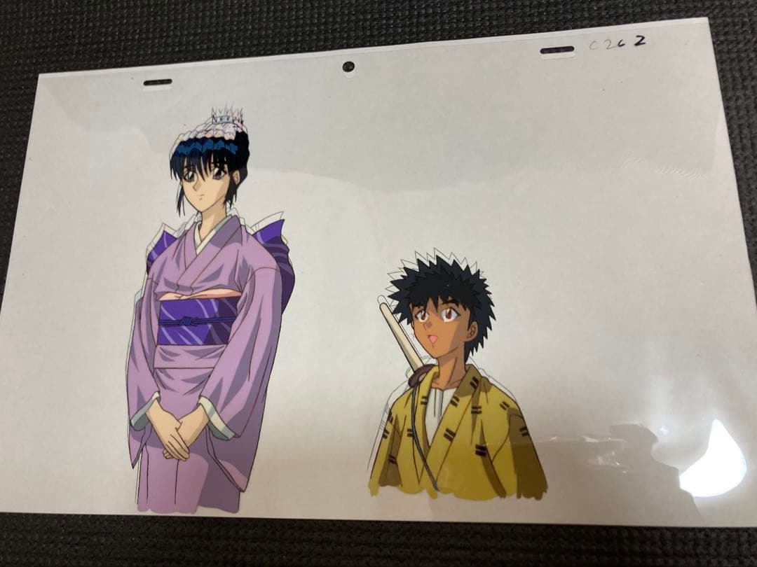 るろうに剣心 セル画 神谷薫 明神弥彦