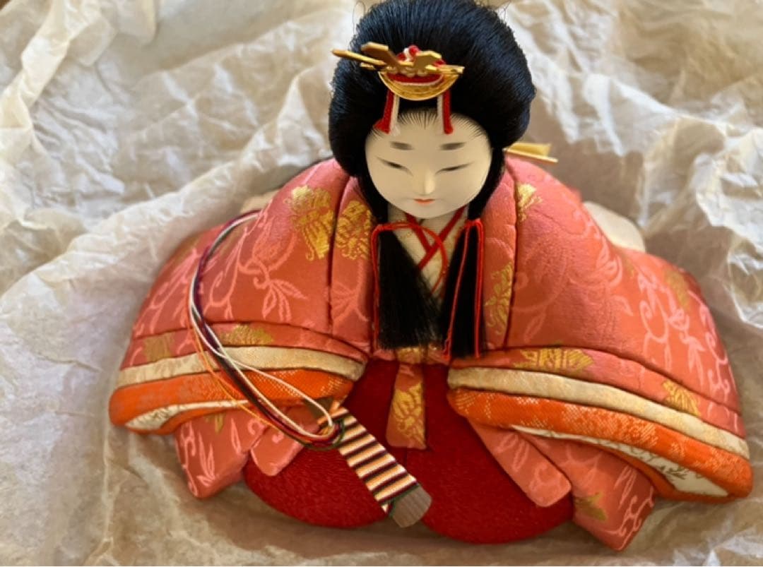 ひな祭り 親王飾り 原米州 米州工房 木目込み 無形文化財 人間国宝