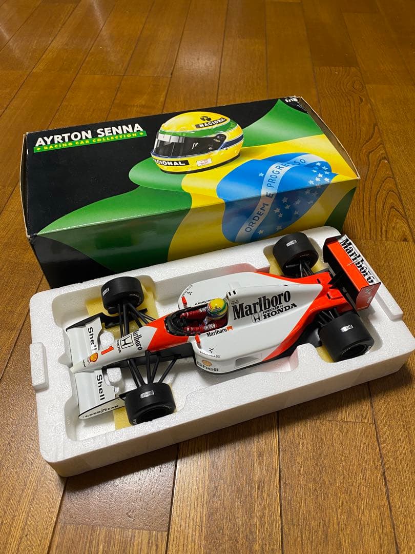 アイルトン・セナ 1/18 マクラーレン MP4/6 ウィリアムズ FW16 - メルカリ