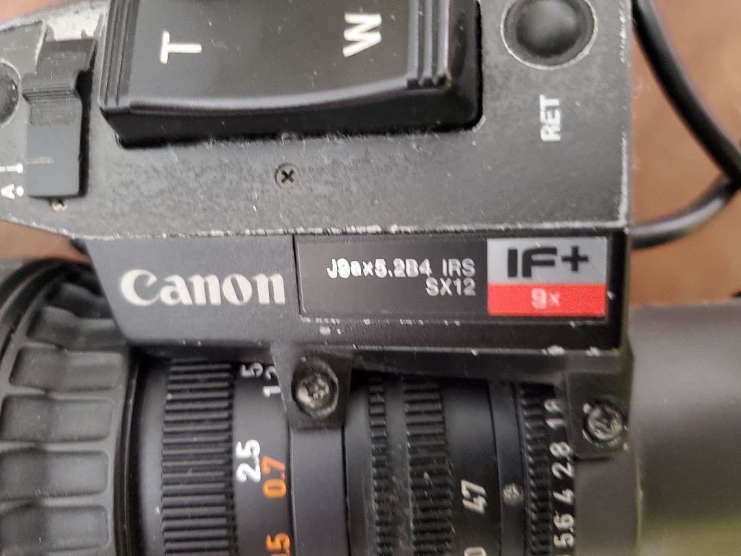 ショートズームレンズ Canon J9×5.2B4 IRS S×12