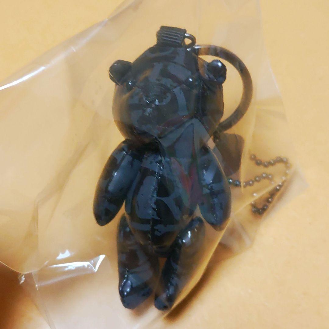 ベアチャームINORANテディベア熊キーホルダー黒バッグチャームLUNA SEA