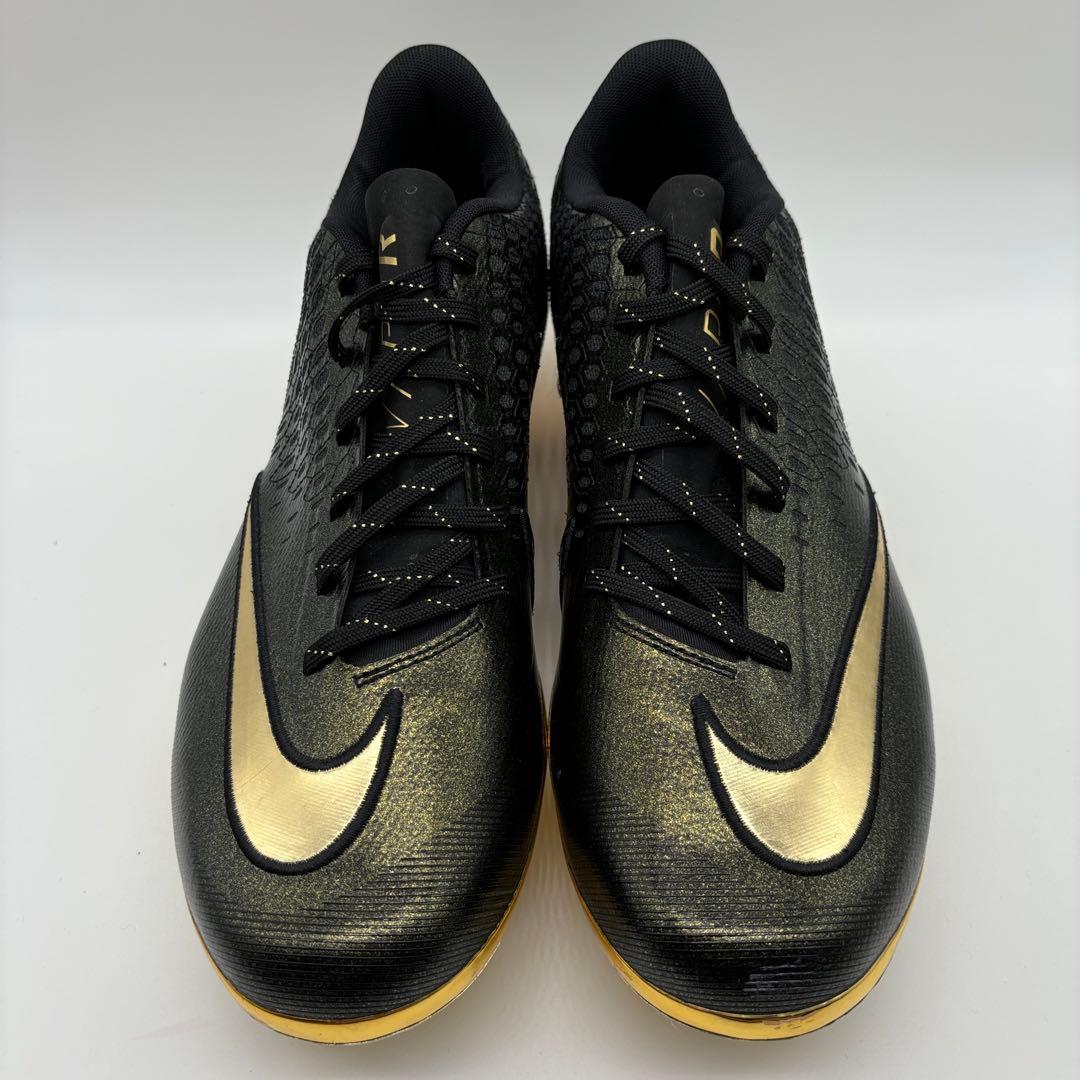 NIKE 野球 スパイク ブラック ゴールド 黒 金 27㎝ ローカット 軽量