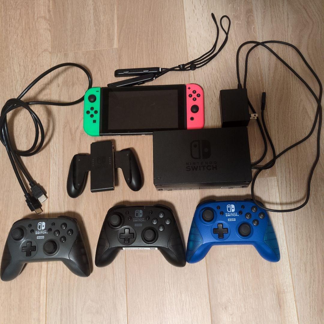 Nintendo Switch本体 スプラトゥーン2モデル 箱無しホリコン3つ付 Nintendo Switch 【任天堂switch本体】Nintendo Switch（有機ELモデル