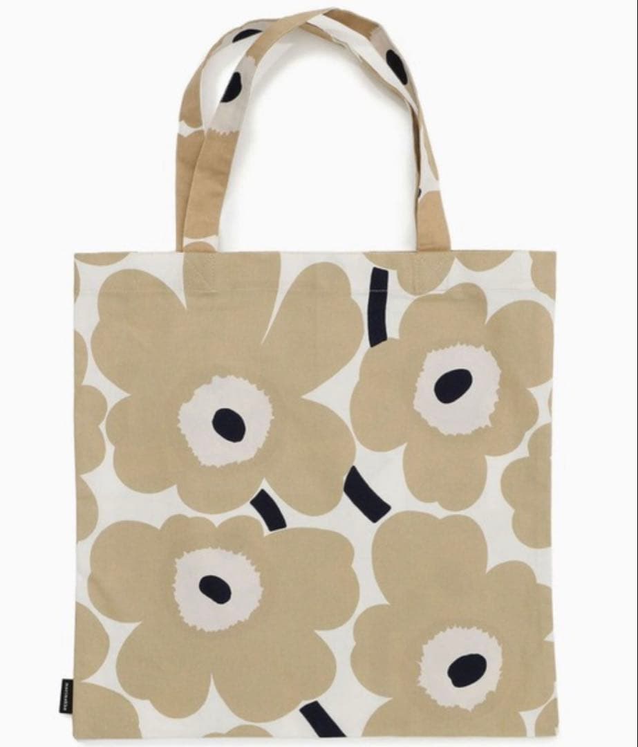 marimekko マリメッコ トートバッグ ベージュ - メルカリ