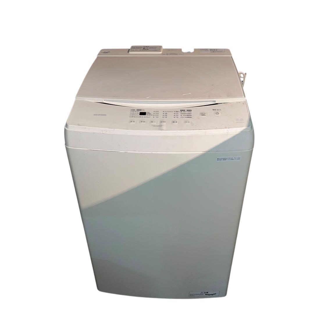 全自動洗濯機8kg 2023年製　アイリスオーヤマ　IAW-T806CW アイリスオーヤマ 全自動洗濯機 8.0kg 新生活 IAW-T806CW 1台（直送品