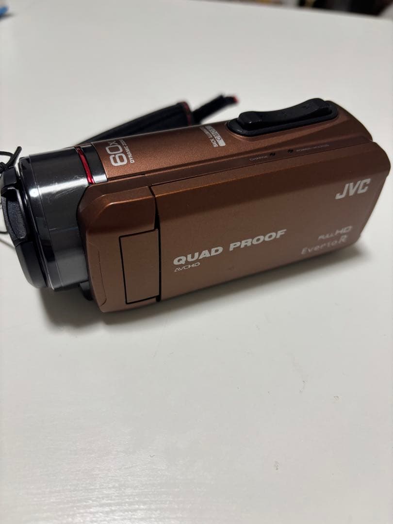 JVCケンウッド Everio R GZ-400-T 動作品 中古：B(並品)】JVCケンウッド ハイビジョンメモリームービー Everio R