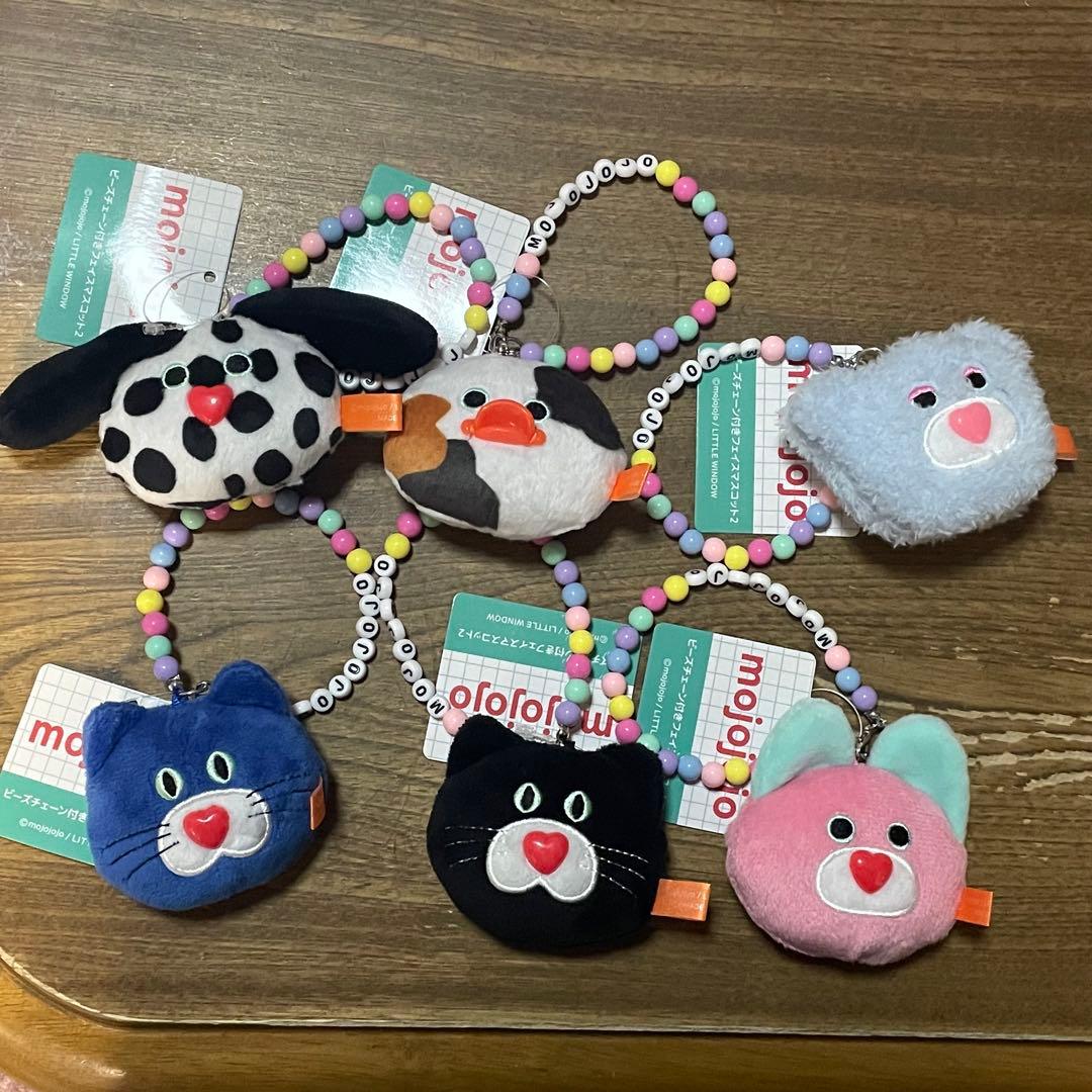 mojojojo ビーズチェーン付きフェイスマスコット2 6つセット - メルカリ
