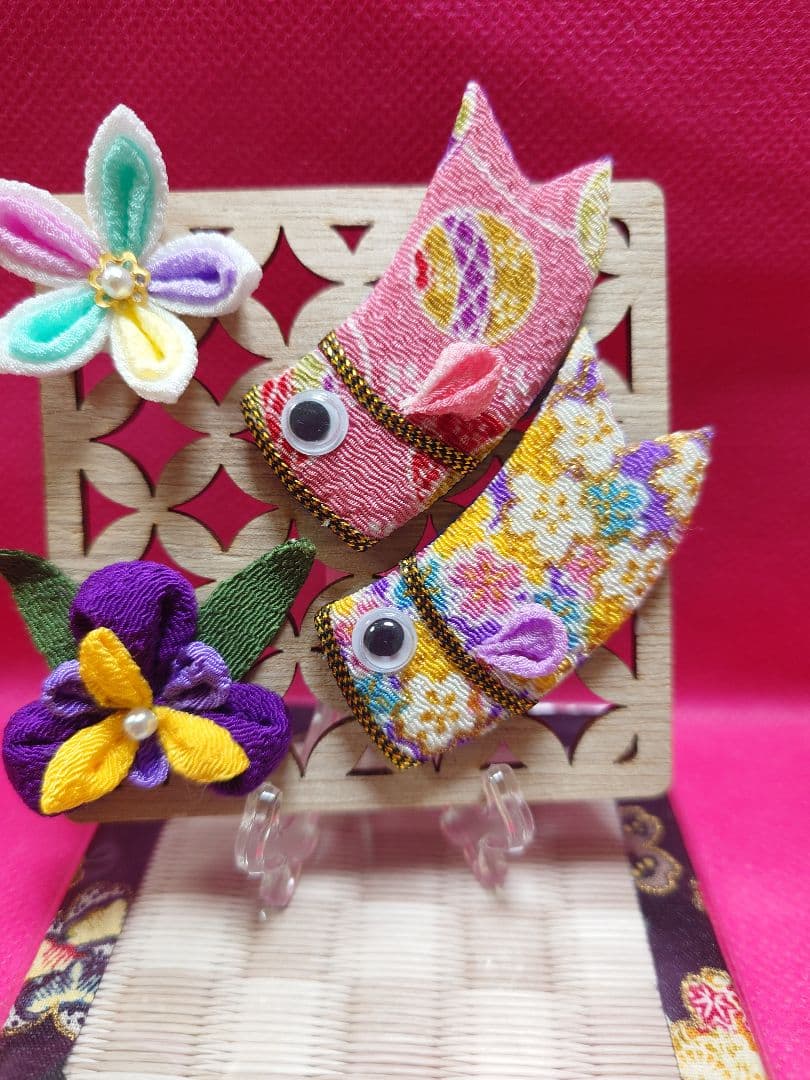 No.347ちりめん細工 こどもの日 端午の節句 cute❤ - メルカリ