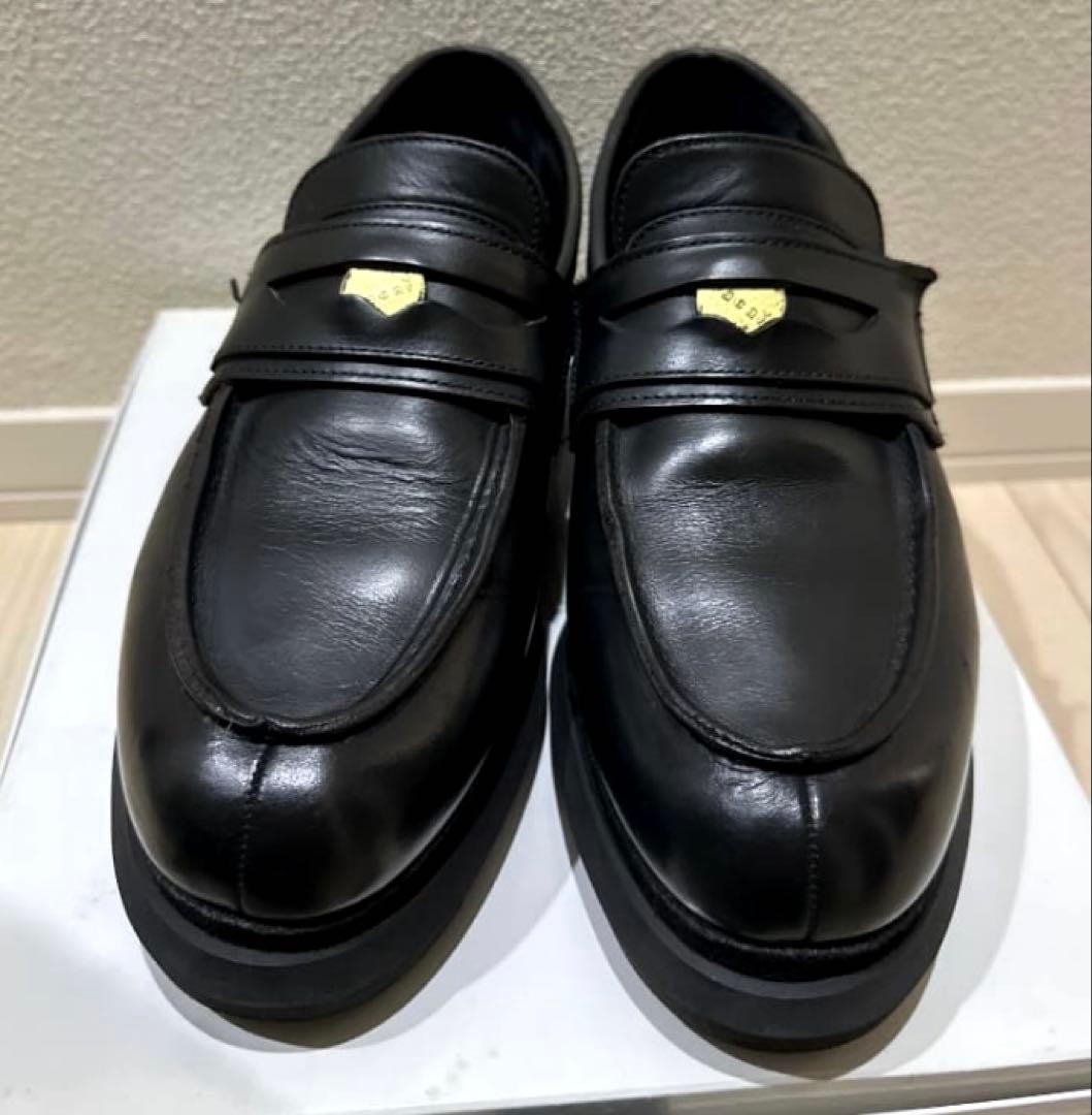 sacai コインローファー レザーシューズ ブーツ サカイ 厚底 - メルカリ