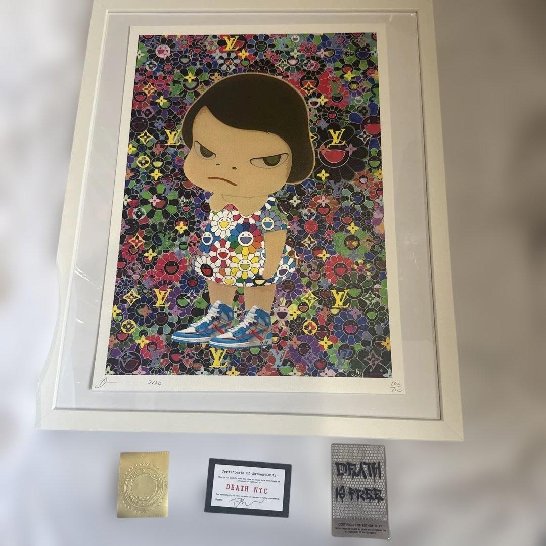 DEATH NYC 現代アートポスター 世界100枚限定 奈良美智 村上隆