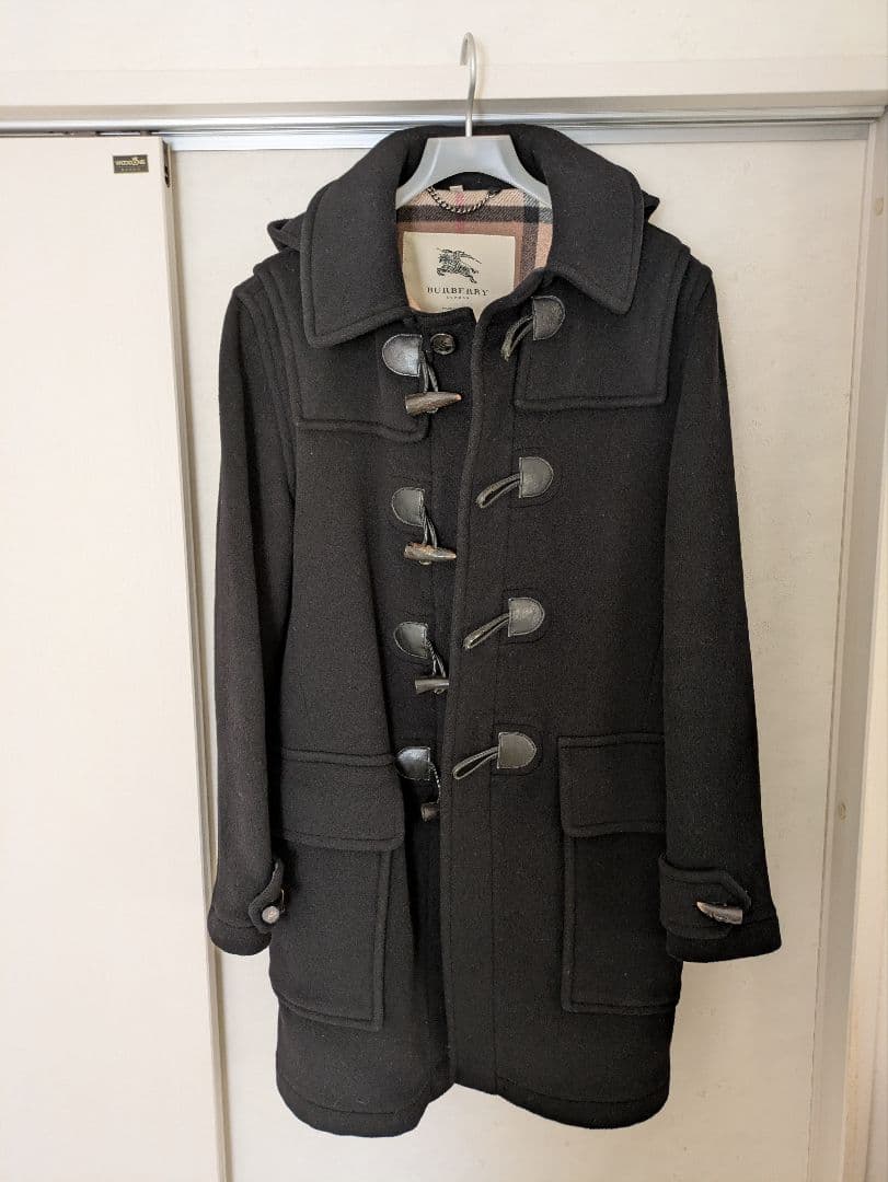 バーバリープローサム　ダッフルコート　イングランド製ビンテージ　黒サイズL 英国製 Gloverall ダッフルコート | ブラック | 美品 - 札幌