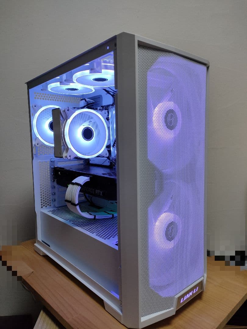 Rtx3060ti 自作PC⑧12 白いゲーミングPC - メルカリ