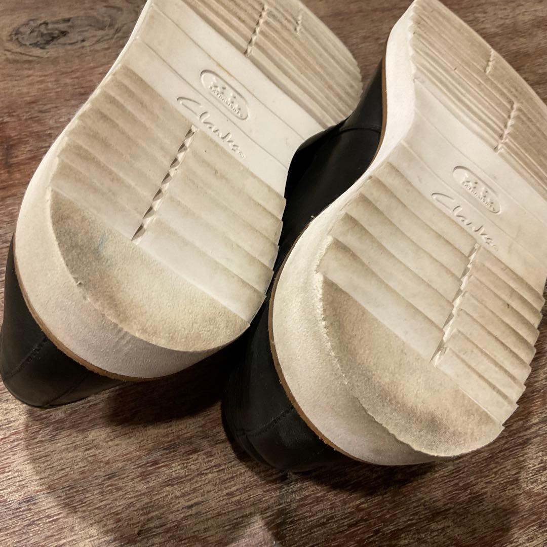 30cm！クラークス ローファー アーネストフリー メンズ ブラック