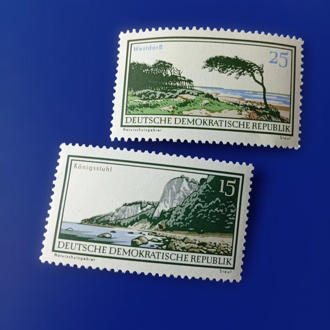 9615 外国切手 東ドイツ 1966年 自然保護区や国立公園の美しい風景 6V