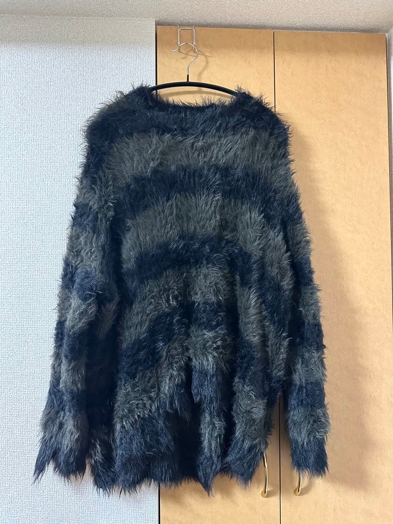 lad musician モヘアニット ボーダー 17aw 44 - メルカリ
