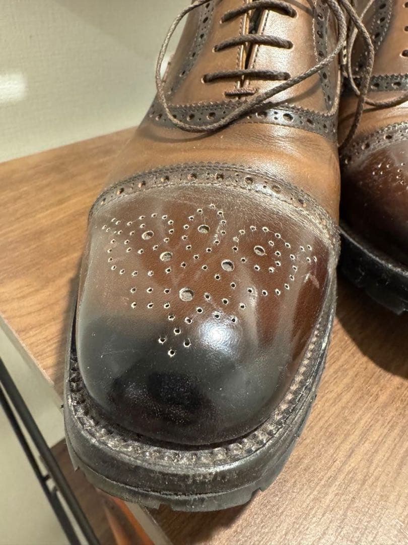 スコッチグレイン インペリアルⅢ 25.0cm ヒールアップ カスタム済