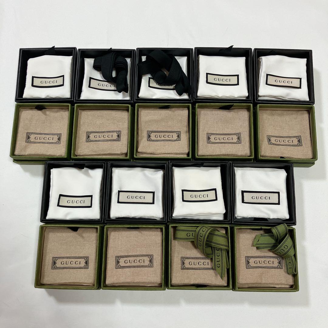 美品　グッチ　保存袋　空箱　18個セット　アクセサリー入れ 2026年最新】Yahoo!オークション -グッチ 空き箱の中古品・新品・未