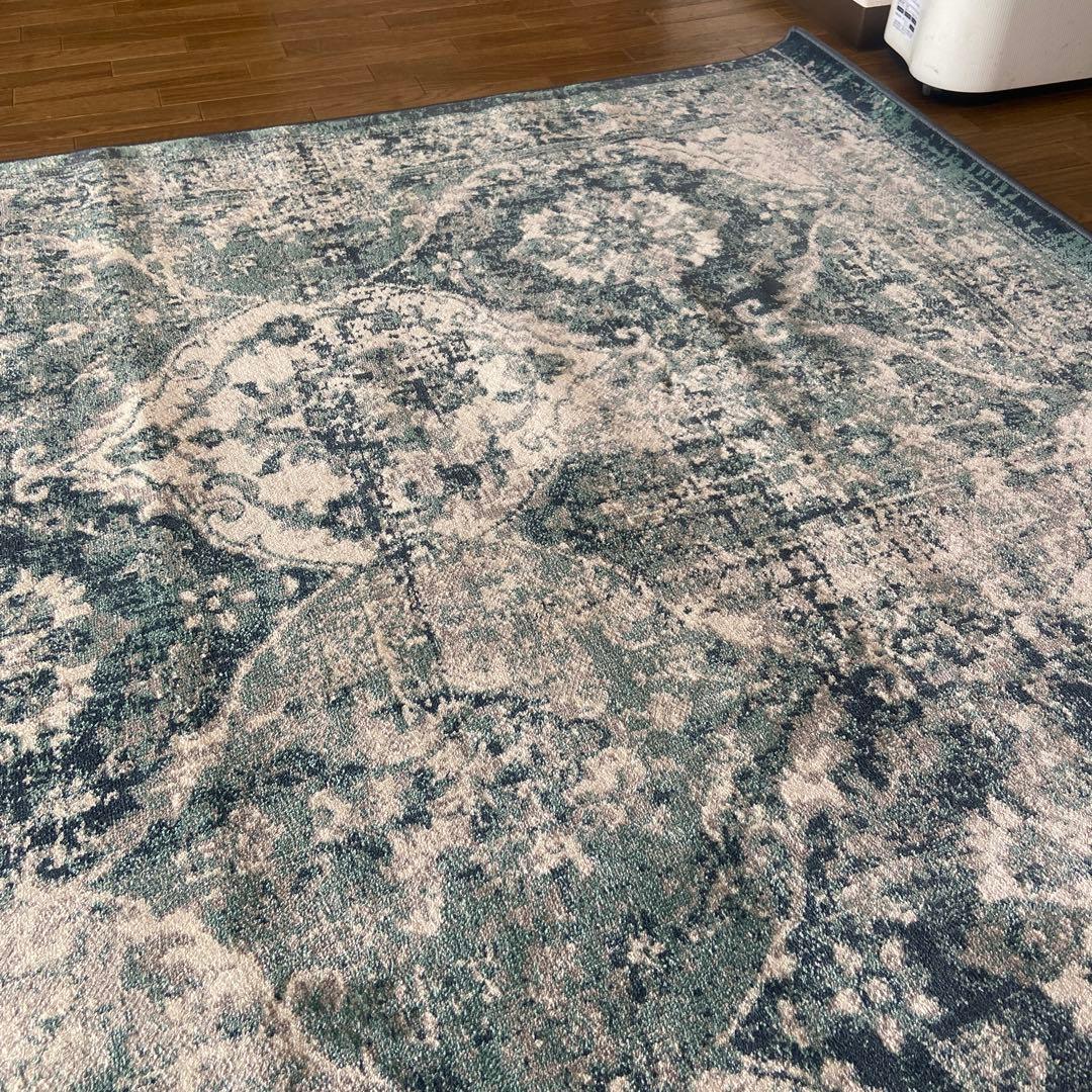 美品 VONSBAK ヴォンスベク ラグ グリーン 170×230cm IKEA - メルカリ