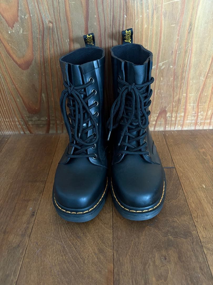 未使用　美品　限定品　ドクターマーチン　レインブーツ　24センチ 2026年最新】Dr.Martens 長靴・レインブーツの人気アイテム - メルカリ