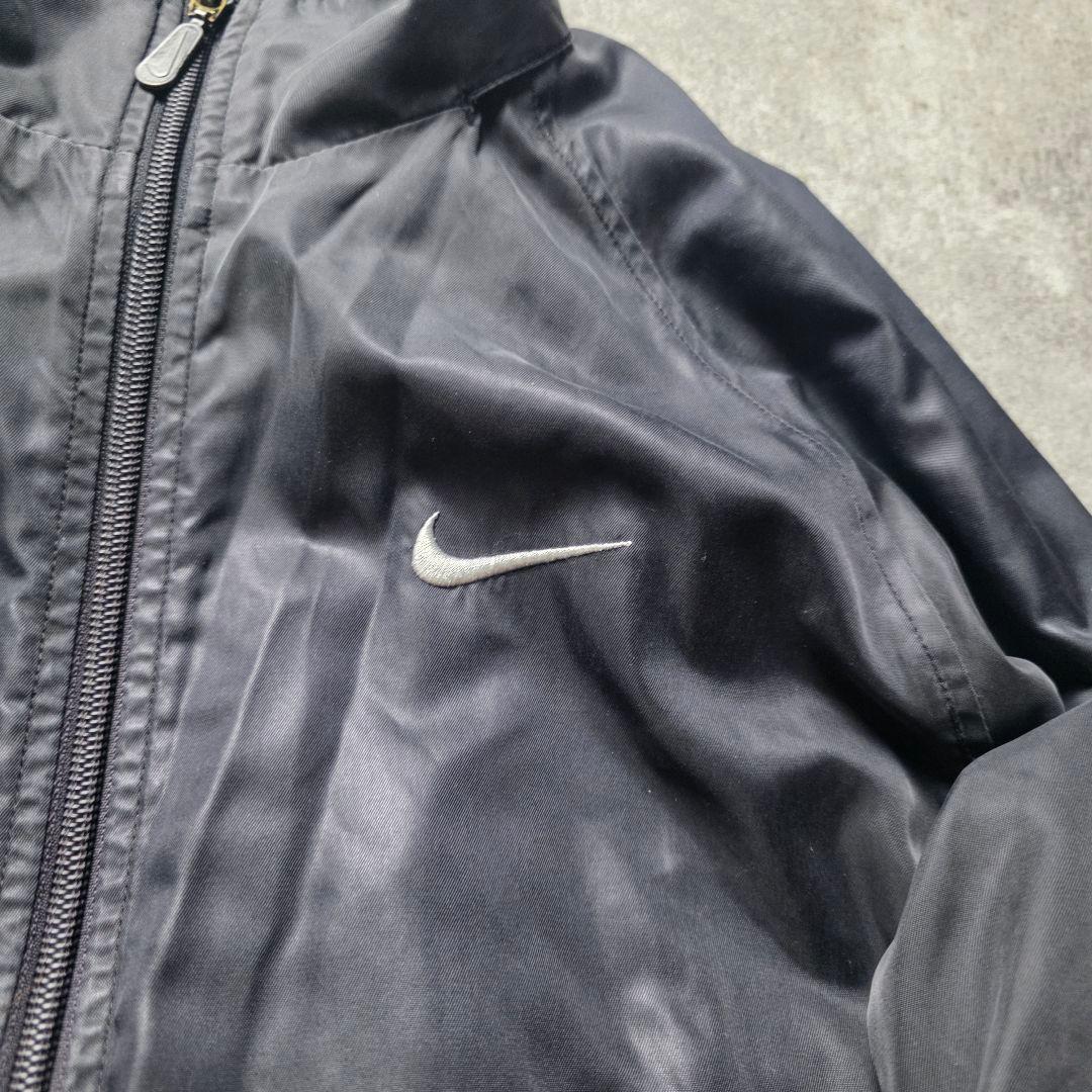 90sNIKEナイキナイロンジャケットユニセックス短丈刺繍ロゴスウッシュ