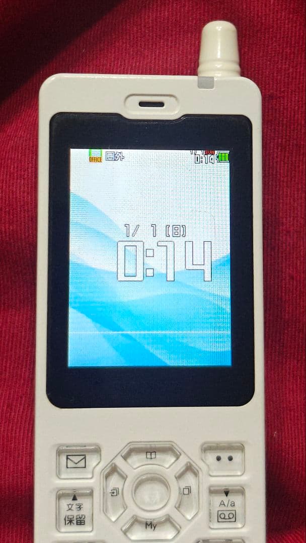 ☆中古品☆FUJITSU WX01J A(F) ホワイト PHS本体☆訳あり品☆ - メルカリ