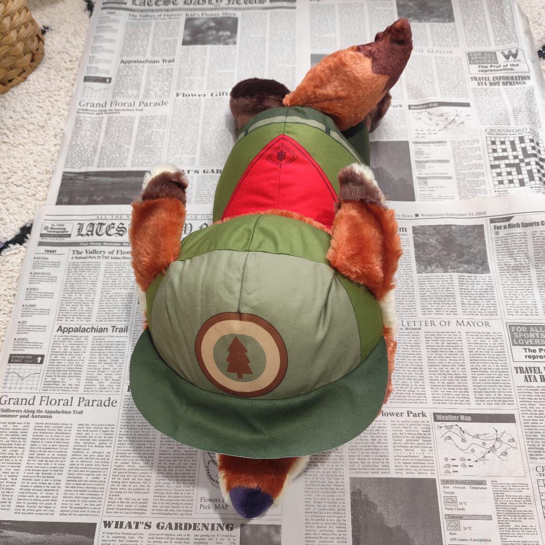 ズートピア2 赤いほっぺ 寝そべり スーパーラージぬいぐるみ ニック