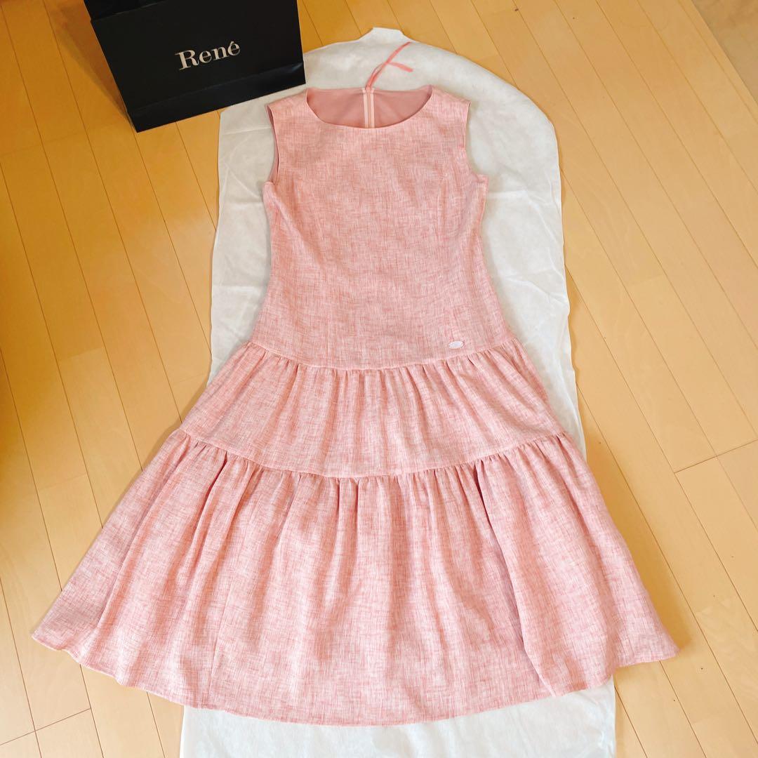 Rene ワンピース ピンク 36 - メルカリ
