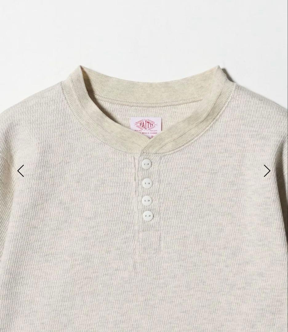 FAITH MILLS for 6 THERMAL HENRY PULLOVER - メルカリ