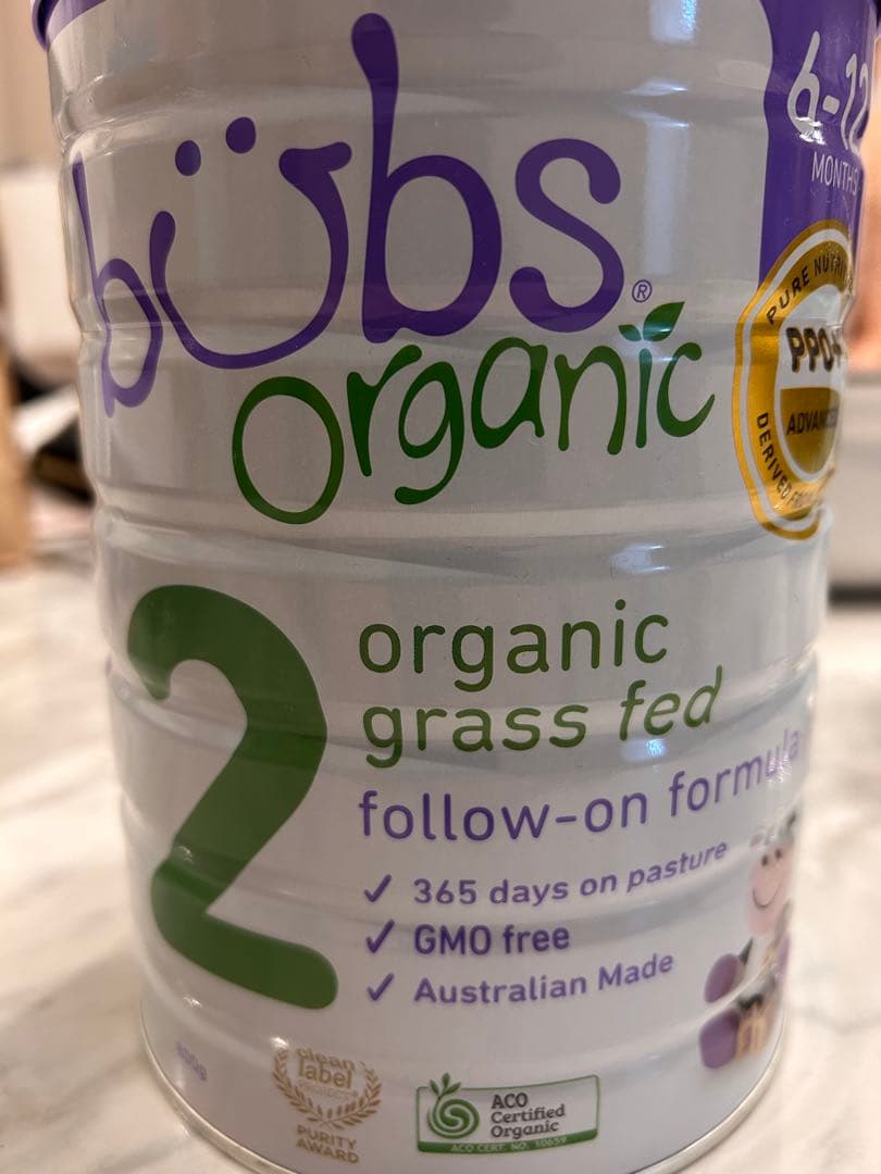 残り4缶 bubs Organic フォローオン粉ミルク 2 バブズ - メルカリ