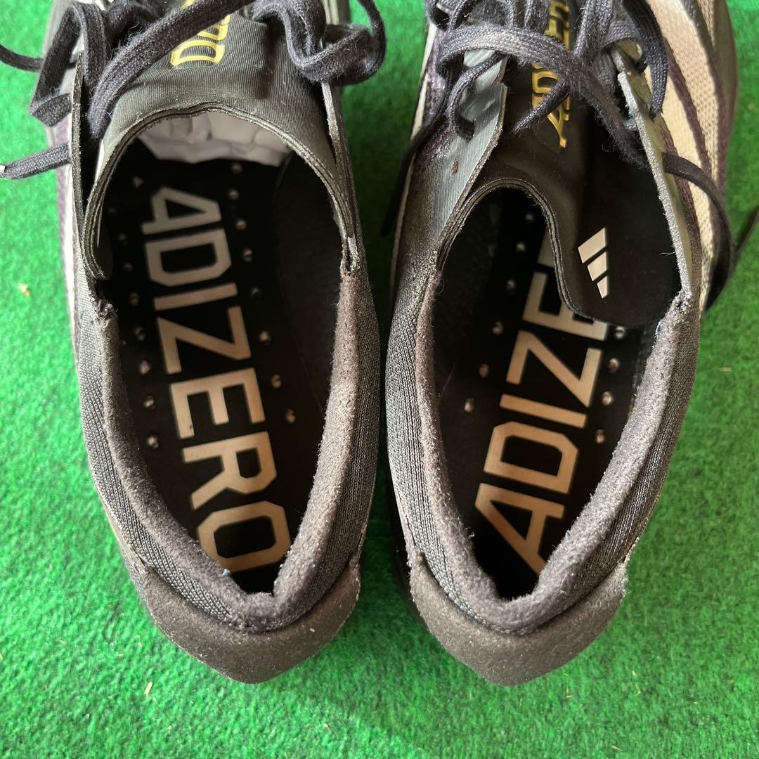 陸上競技スパイク アディゼロフィネス 26.0cm 完売品　黒