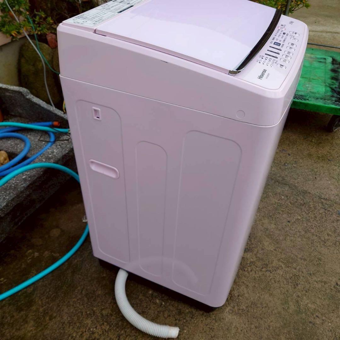 【美品】ハイセンス 5.5kg 洗濯機 風乾燥 2019年製 全国送料無料