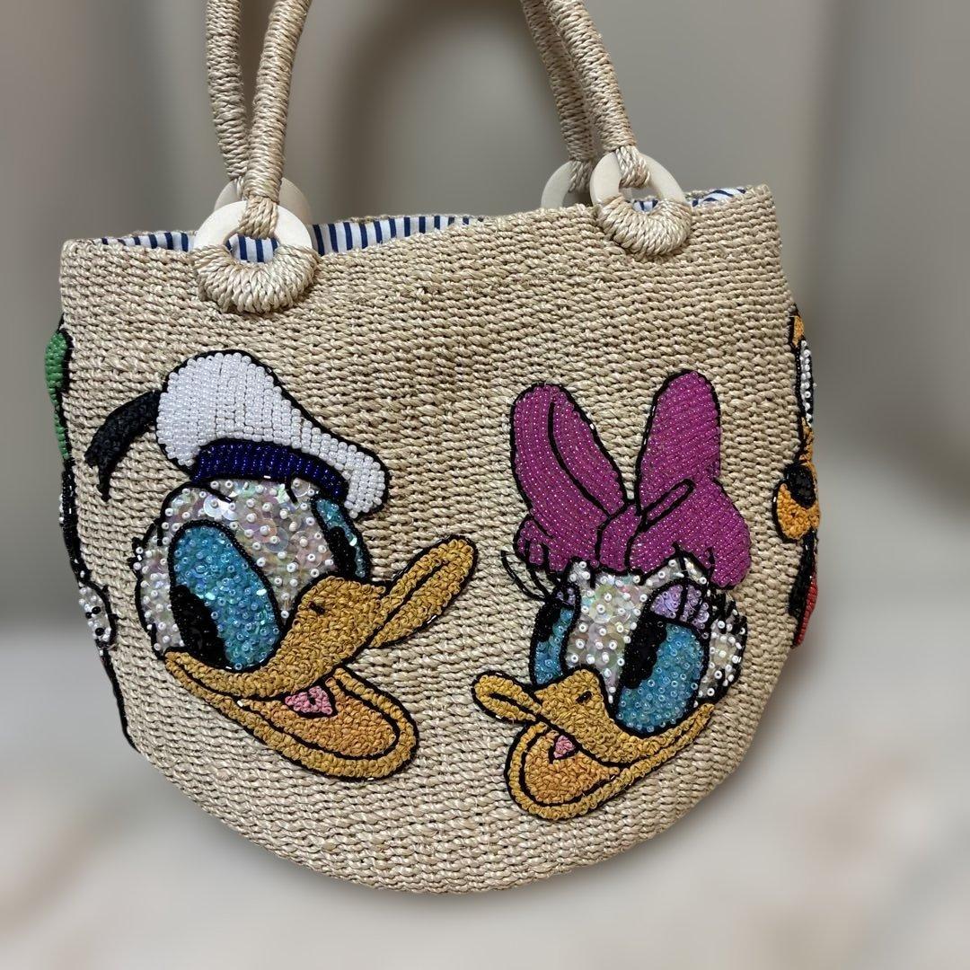 け*マ様 ディズニー　BEAMS ビーズ刺繍 かごバッグ 世界の大スターが舞い戻るっ！！｜ビームス ボーイ 原宿｜BEAMS