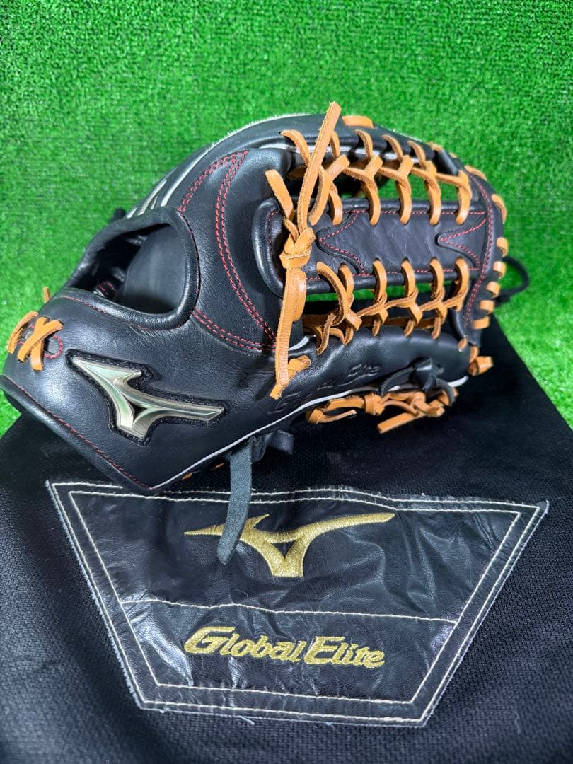 ミズノ グローバルエリート　軟式　外野手　1AJGR31707 楽天市場】ミズノ MIZUNO 軟式用グローバルエリートHselectionSIGNA